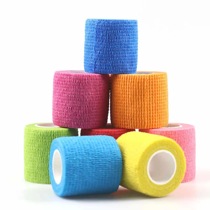 القطن الطبي الرياضية الجرح الركبة دعم ضمادة . Medical Cotton Sports Wound Knee Support