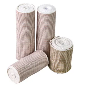 ضمادة طبية مرنة للغاية لفافة ربط الجروح الجراحية . Ultra Elastic Medical Bandage Surgical Wound Bandage
