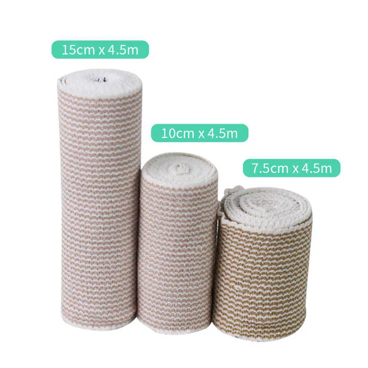 ضمادة طبية مرنة للغاية لفافة ربط الجروح الجراحية . Ultra Elastic Medical Bandage Surgical Wound Bandage