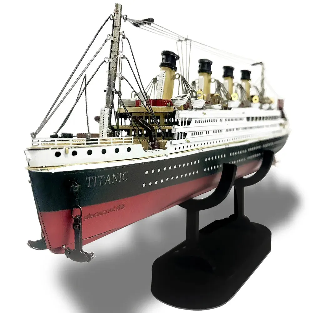 3d Metal Puzzles Gifts for Adults Titanic Ship Model 226pcs Cruise Jigsaw Toys Building Kits