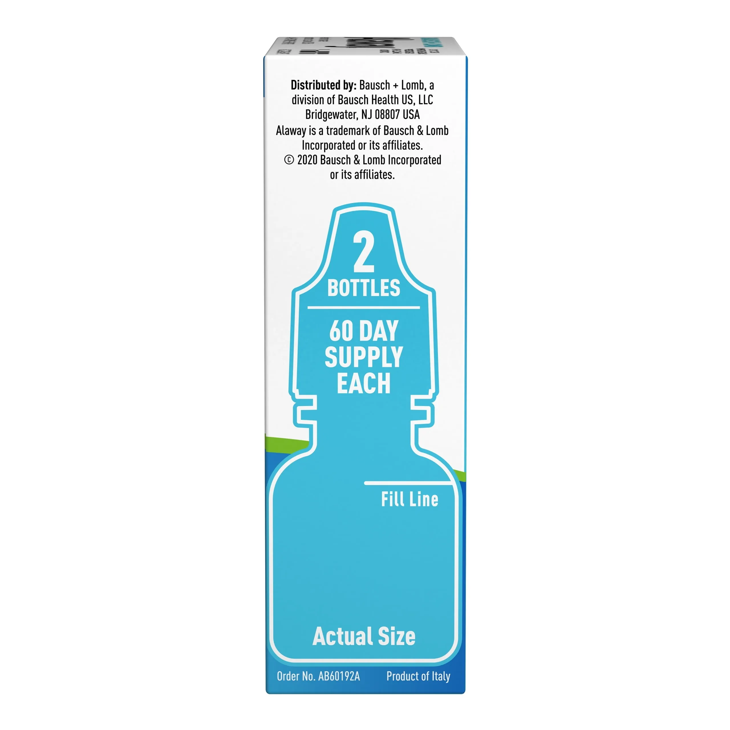 Alaway® Antihistamine Eye Drops, from Bausch   Lomb 0.34 FL OZ, Twin Pack
