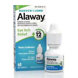 Alaway� Antihistamine Eye Drops, from Bausch   Lomb 0.34 FL OZ