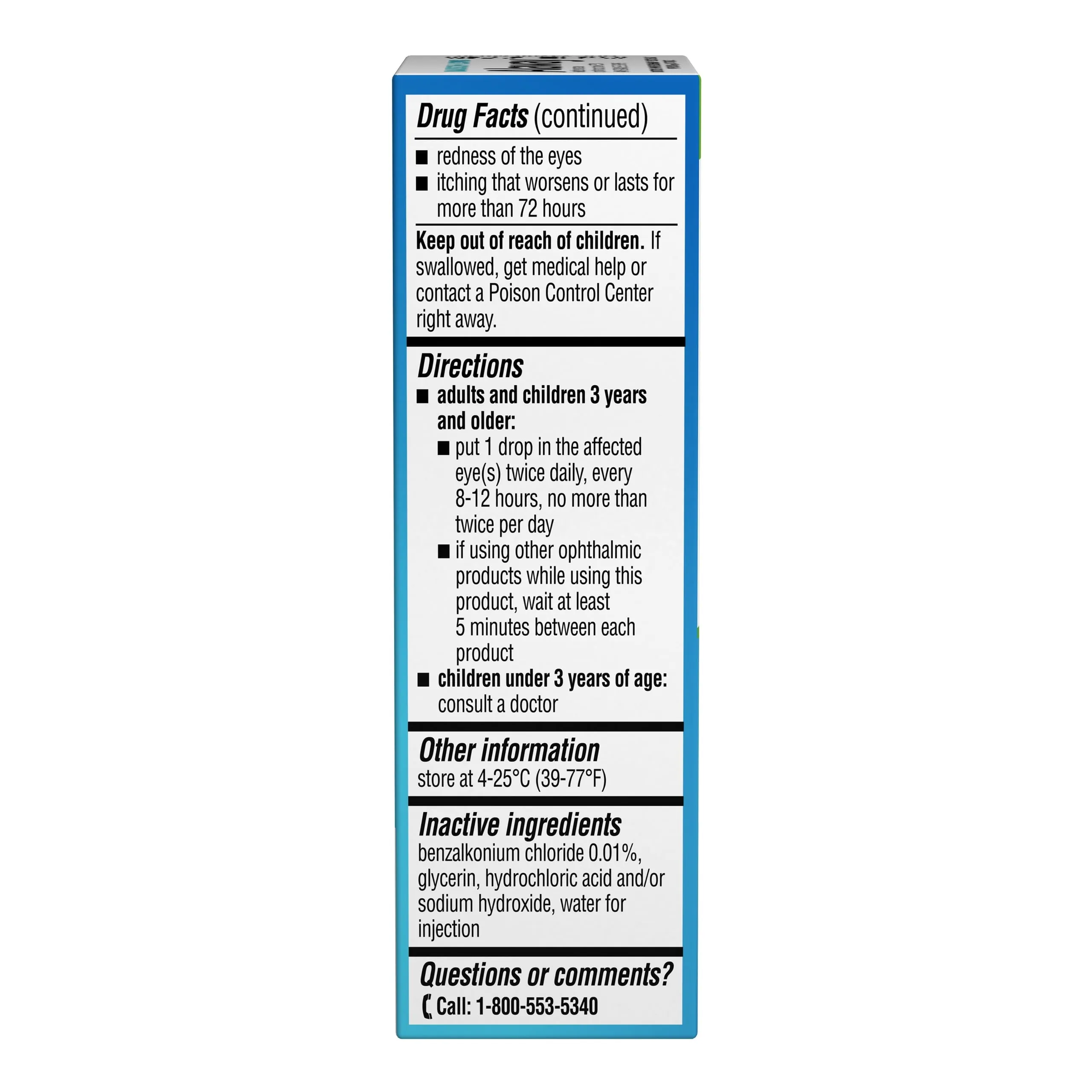 Alaway� Antihistamine Eye Drops, from Bausch   Lomb 0.34 FL OZ