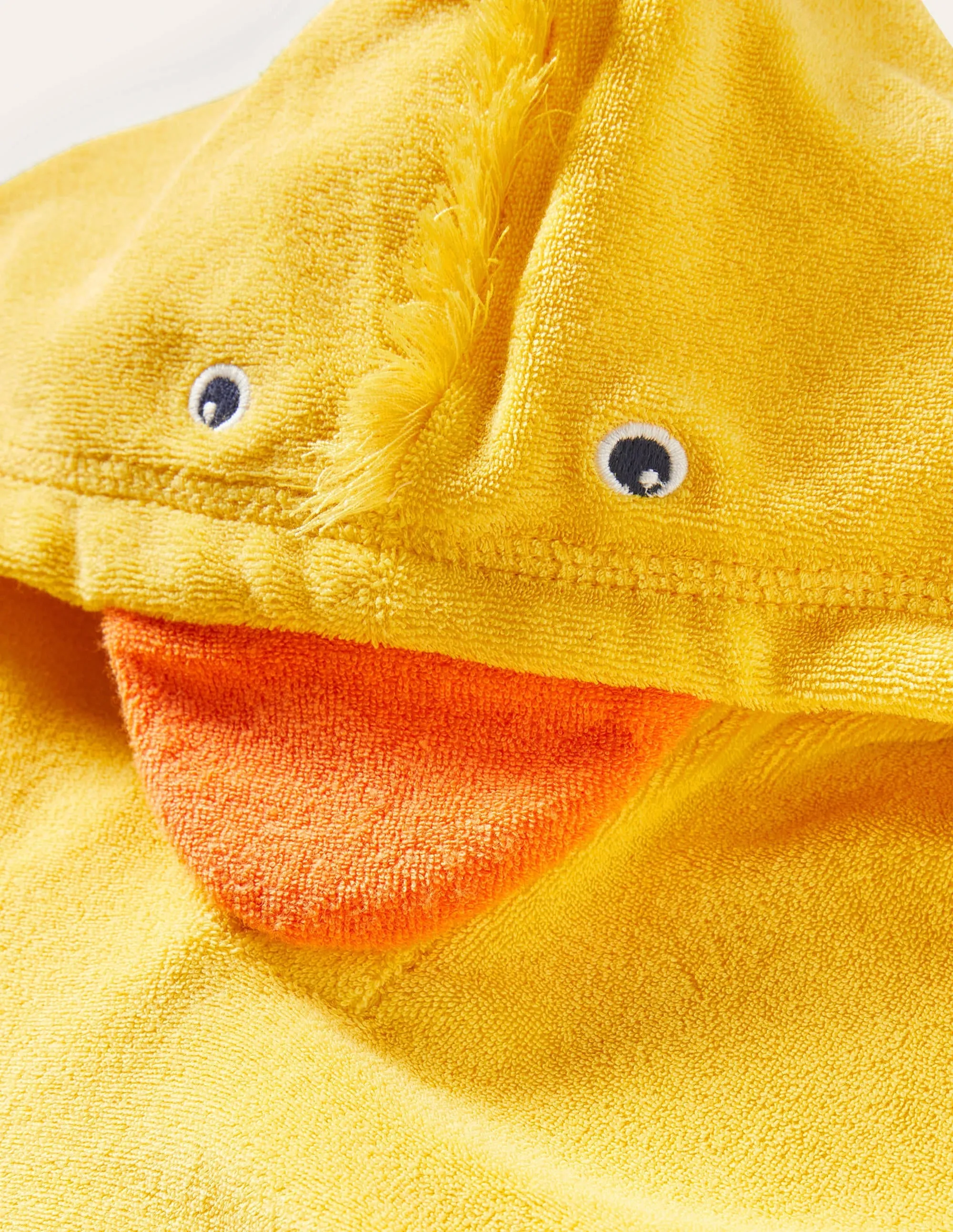 Chick Towelling Throw On-Sweetcorn Yellow Chick