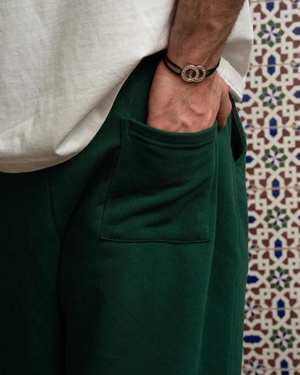 Dark Green Loose Swants