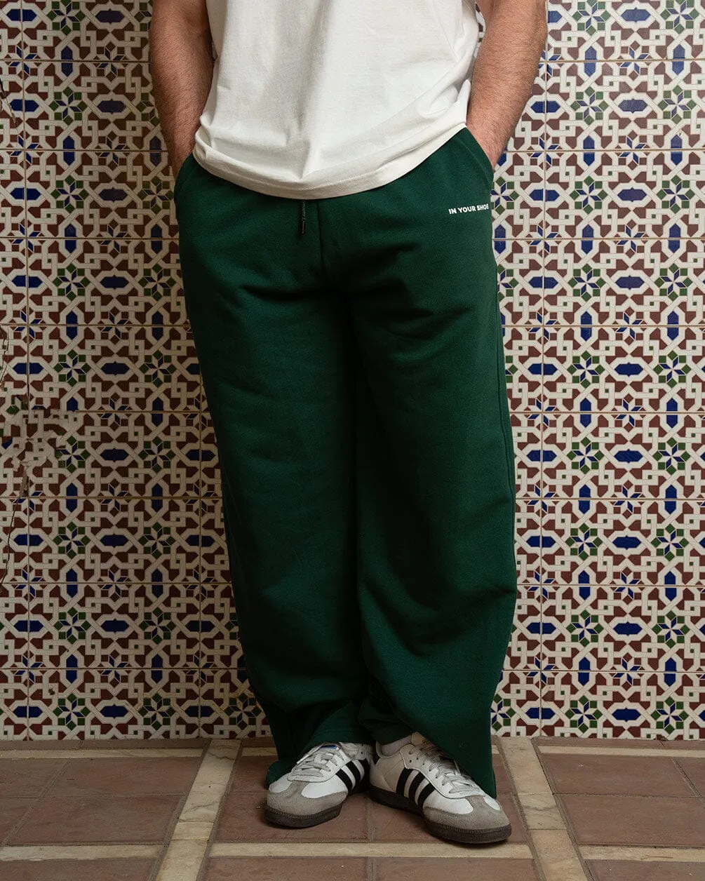 Dark Green Loose Swants