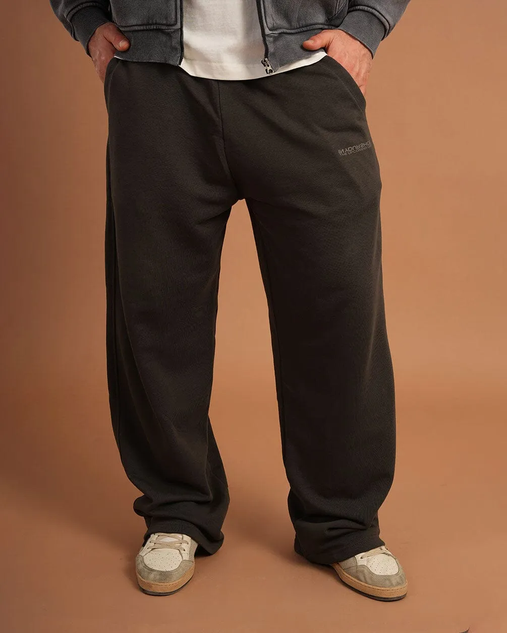Dark Grey Wide Leg Swants
