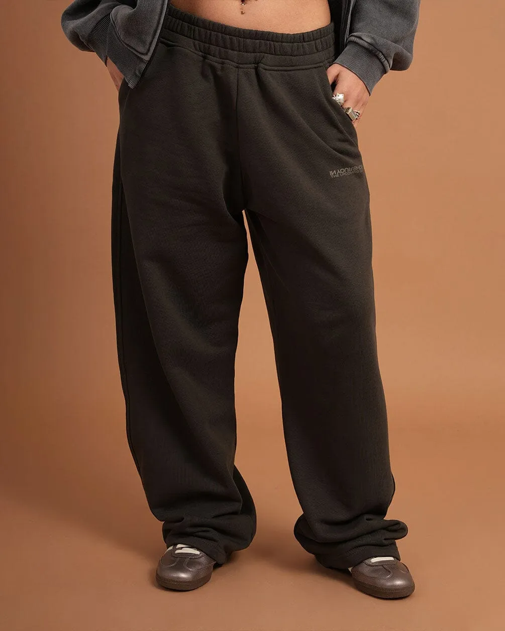 Dark Grey Wide Leg Swants