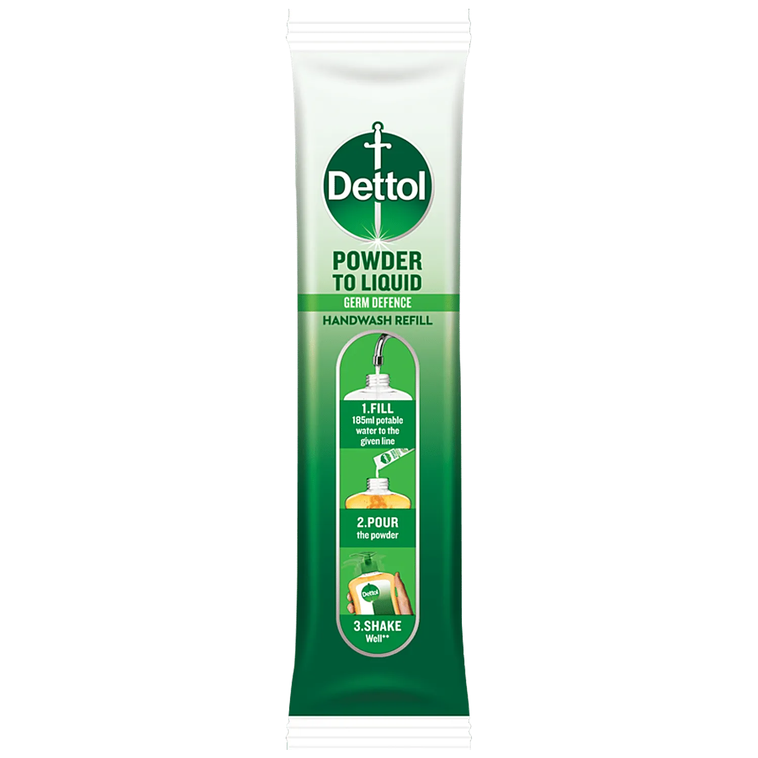 Dettol Powder to Liquid Hand wash Refill - Original Pine (12 Pack)