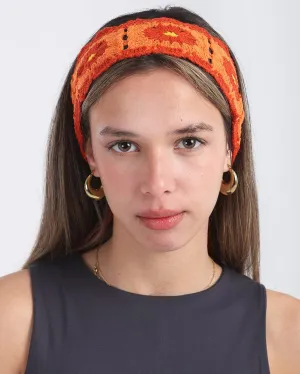 Fiery Mini Crochet Bandana
