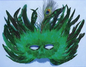 Fiesta Feather Mask