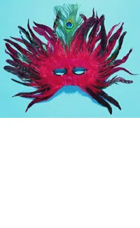 Fiesta Feather Mask