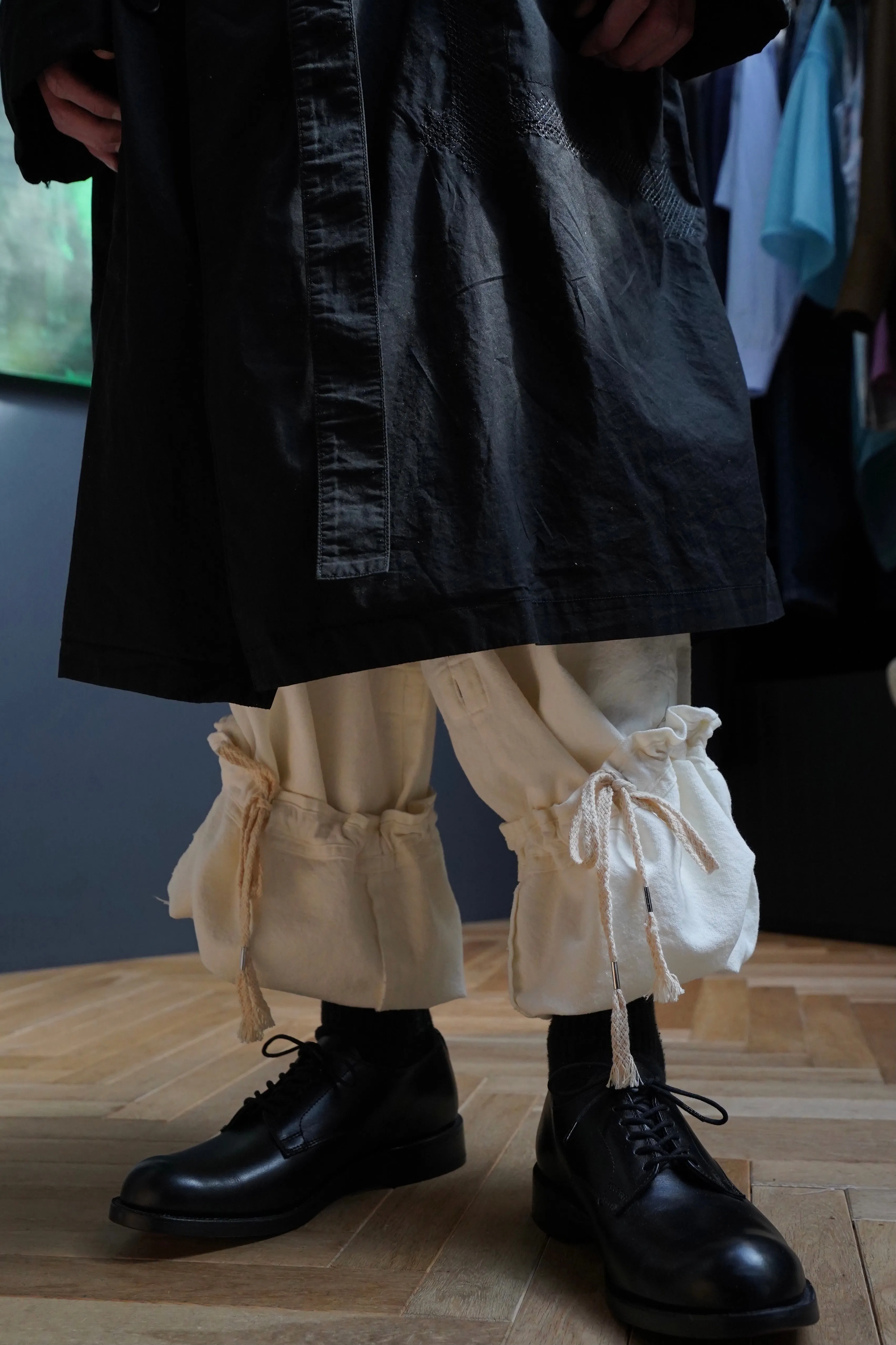 Fujimoto Wound Coat "Falls" (Black)