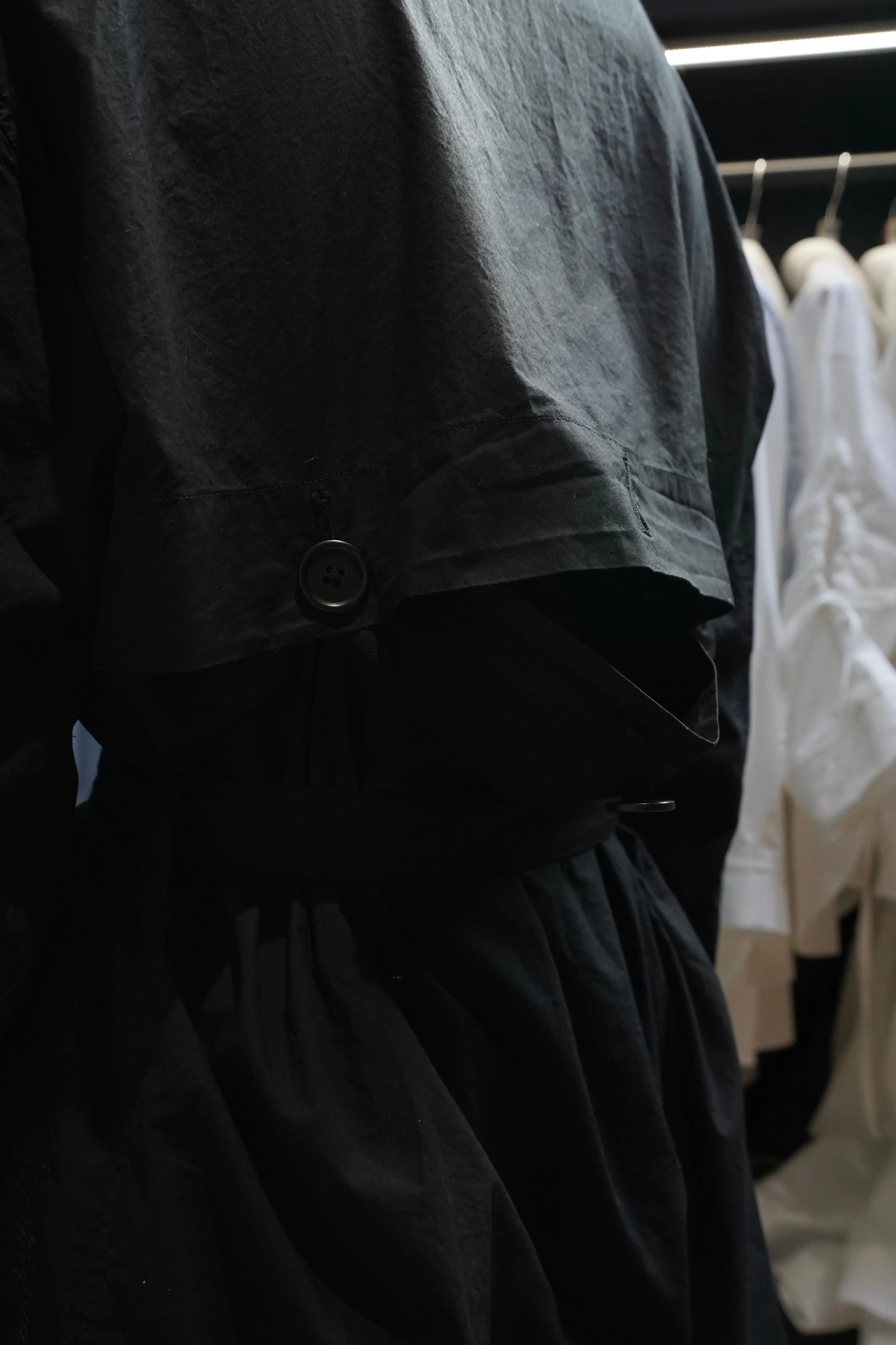 Fujimoto Wound Coat "Falls" (Black)