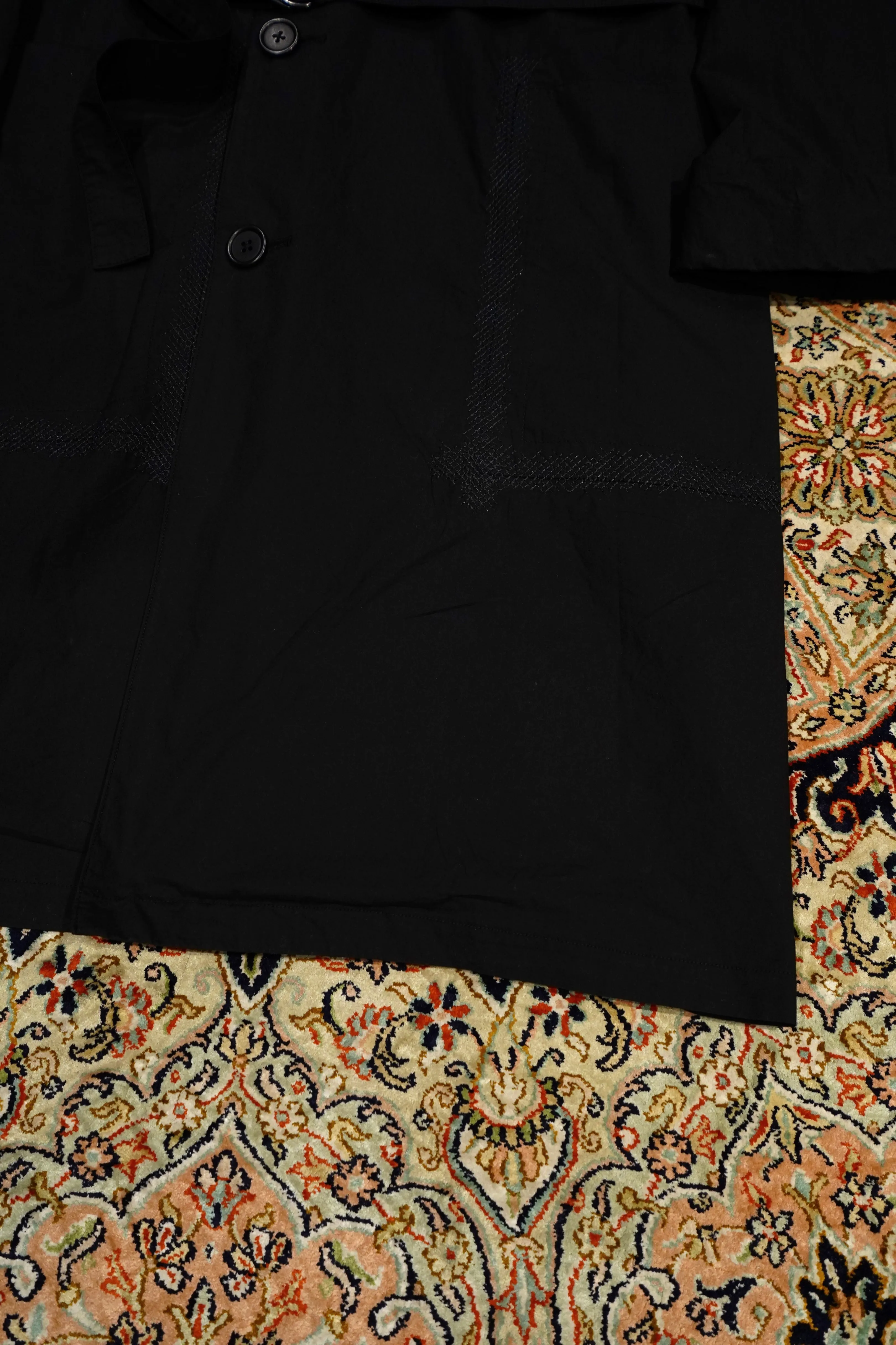 Fujimoto Wound Coat "Falls" (Black)