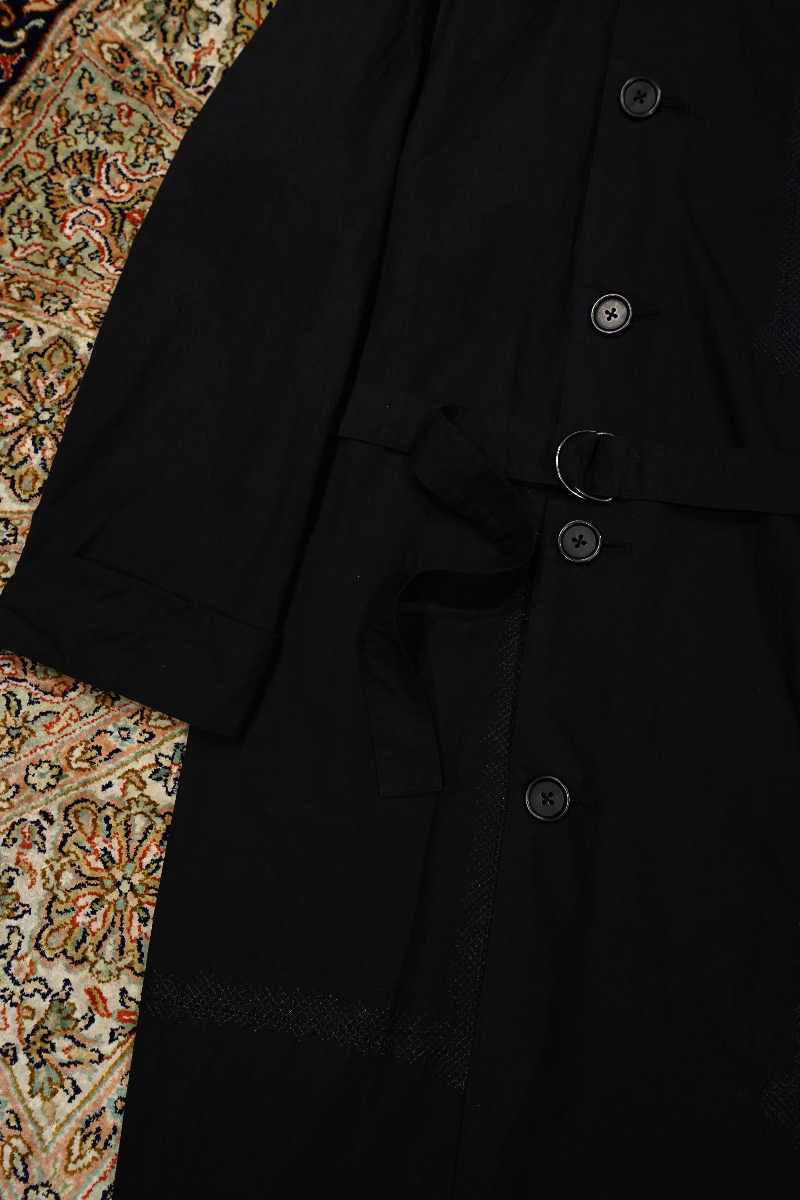 Fujimoto Wound Coat "Falls" (Black)