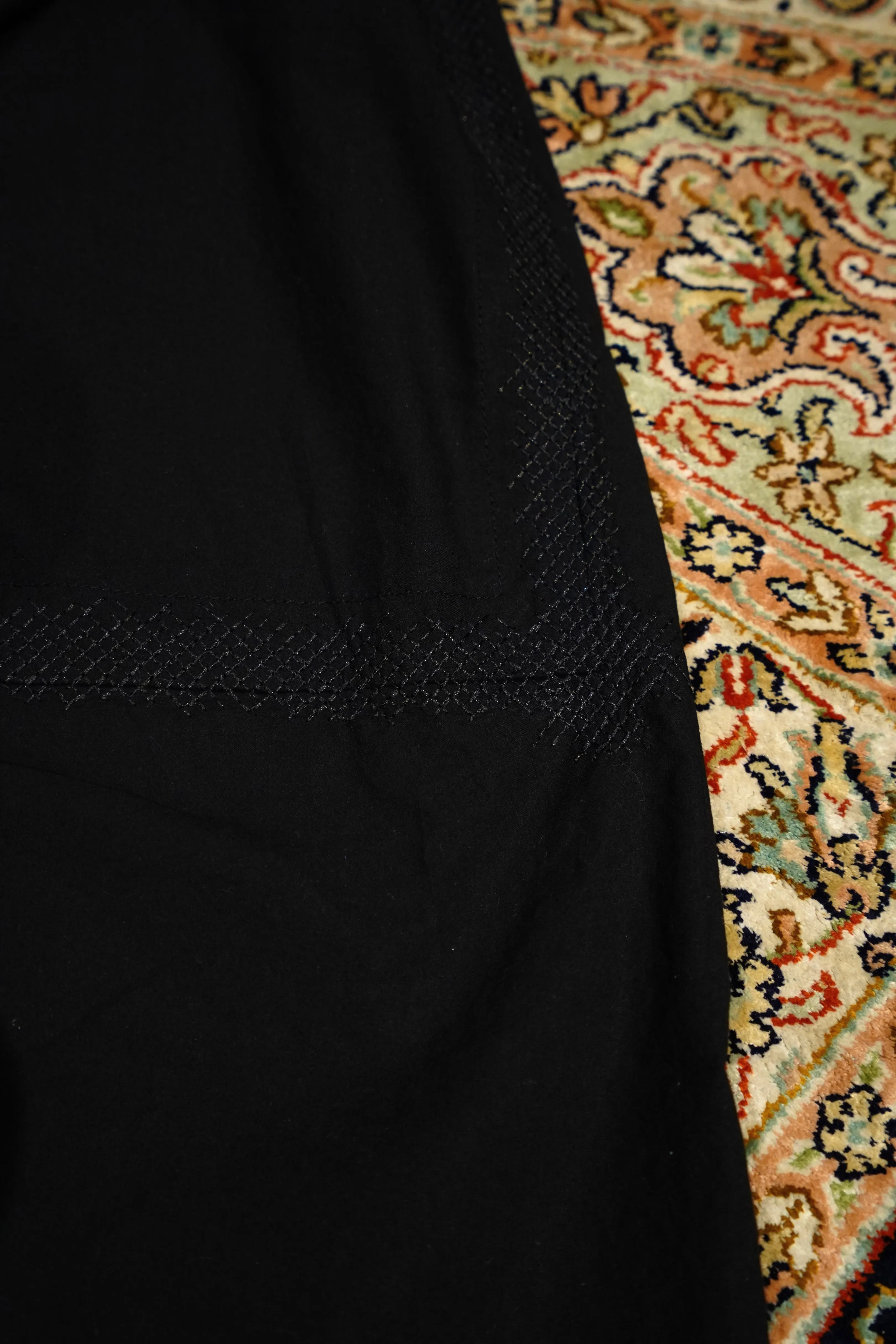 Fujimoto Wound Coat "Falls" (Black)