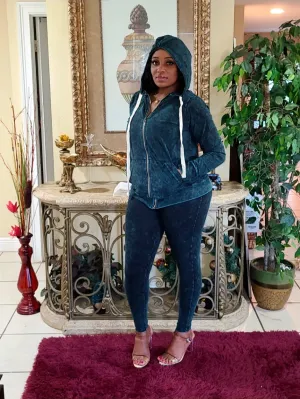 Mineral Wash Hoodie set