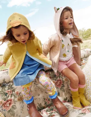 Novelty Knitted Hoodie-Honey Yellow Chick