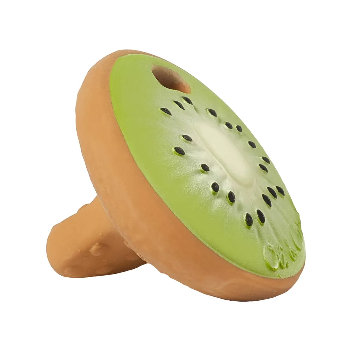 Oli & Carol Natural Rubber Chewy-to-Go Mini Teether - Jose Antonio the Kiwi