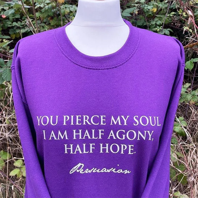 'Persuasion' Sweater in Purple