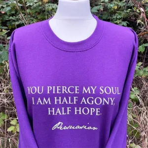 'Persuasion' Sweater in Purple