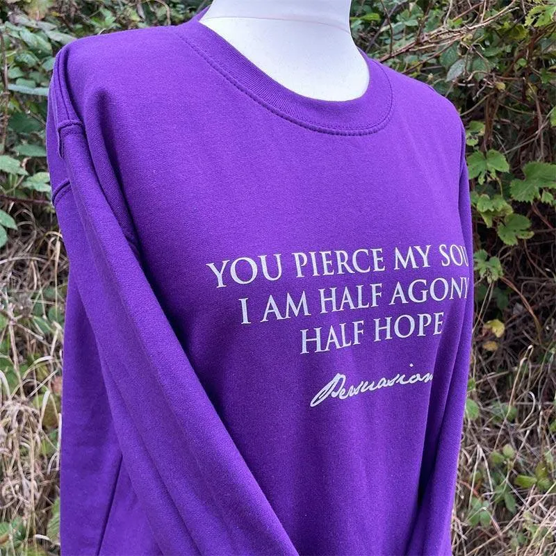 'Persuasion' Sweater in Purple
