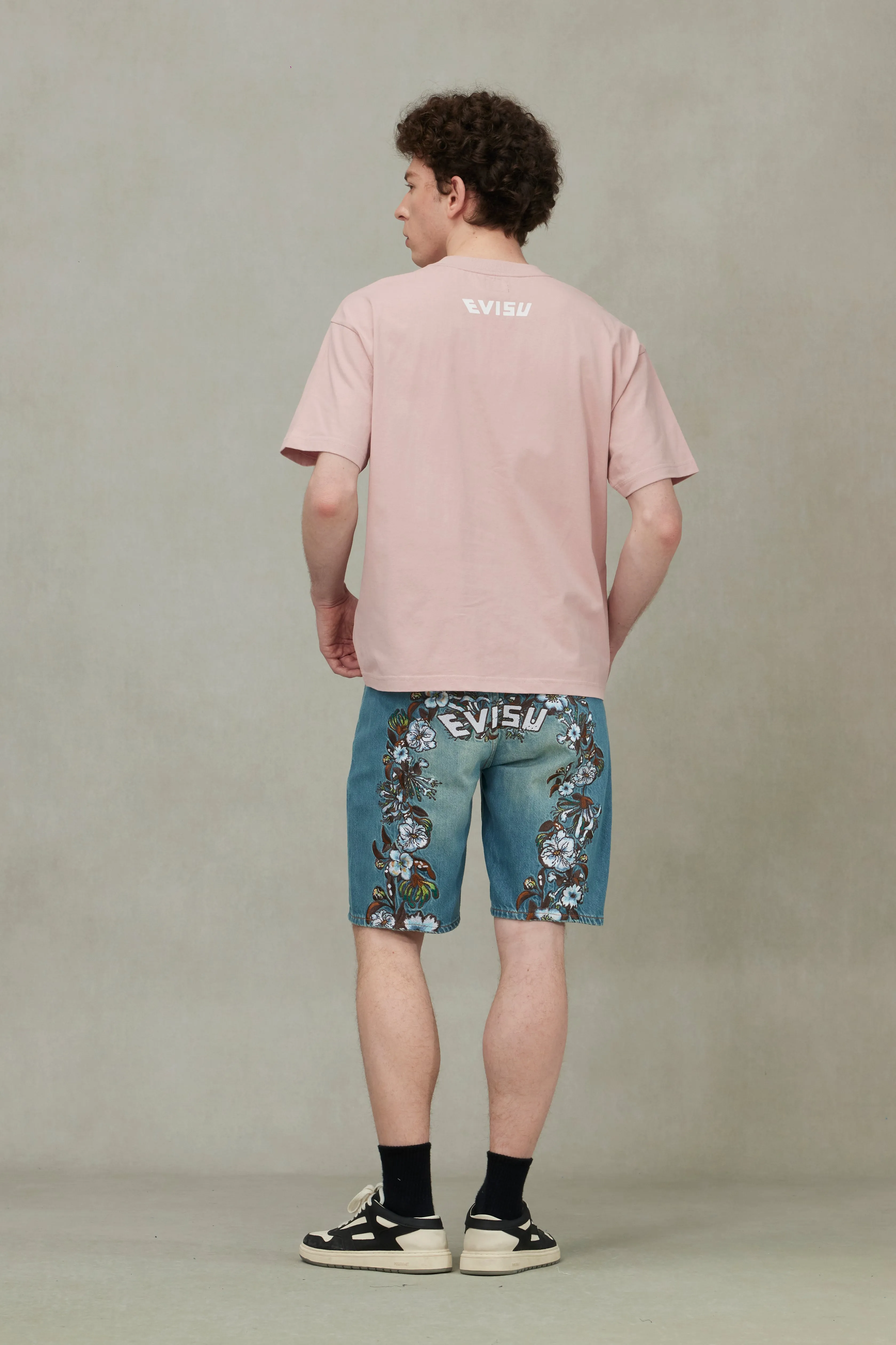 Playful Seagull Embroidery Relax Fit T-Shirt