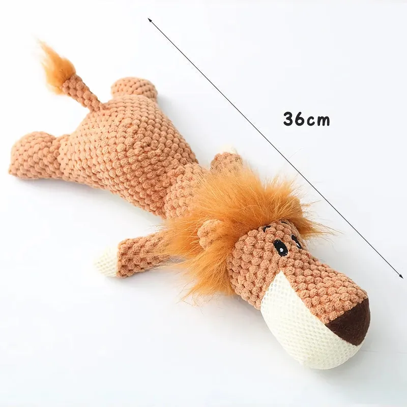 Plush Squeaky Puppy Dog Chew Toy