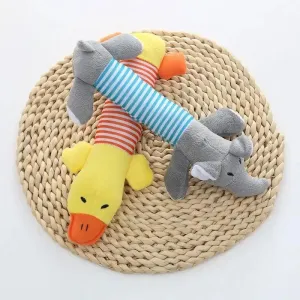 Soft Plush Squeaky Chew Toy for Small Dogs & Cats