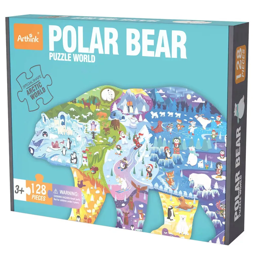 Special-Shaped 128 Piece Jigsaw Puzzle Toy