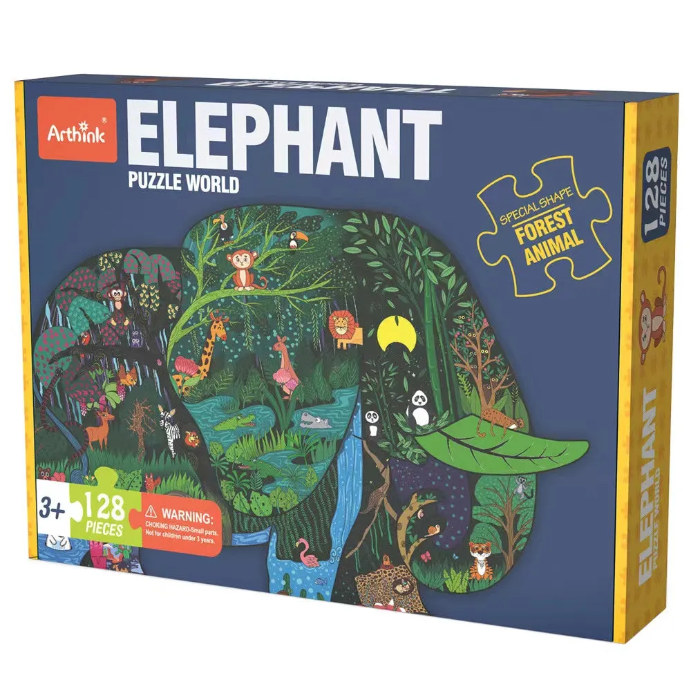 Special-Shaped 128 Piece Jigsaw Puzzle Toy