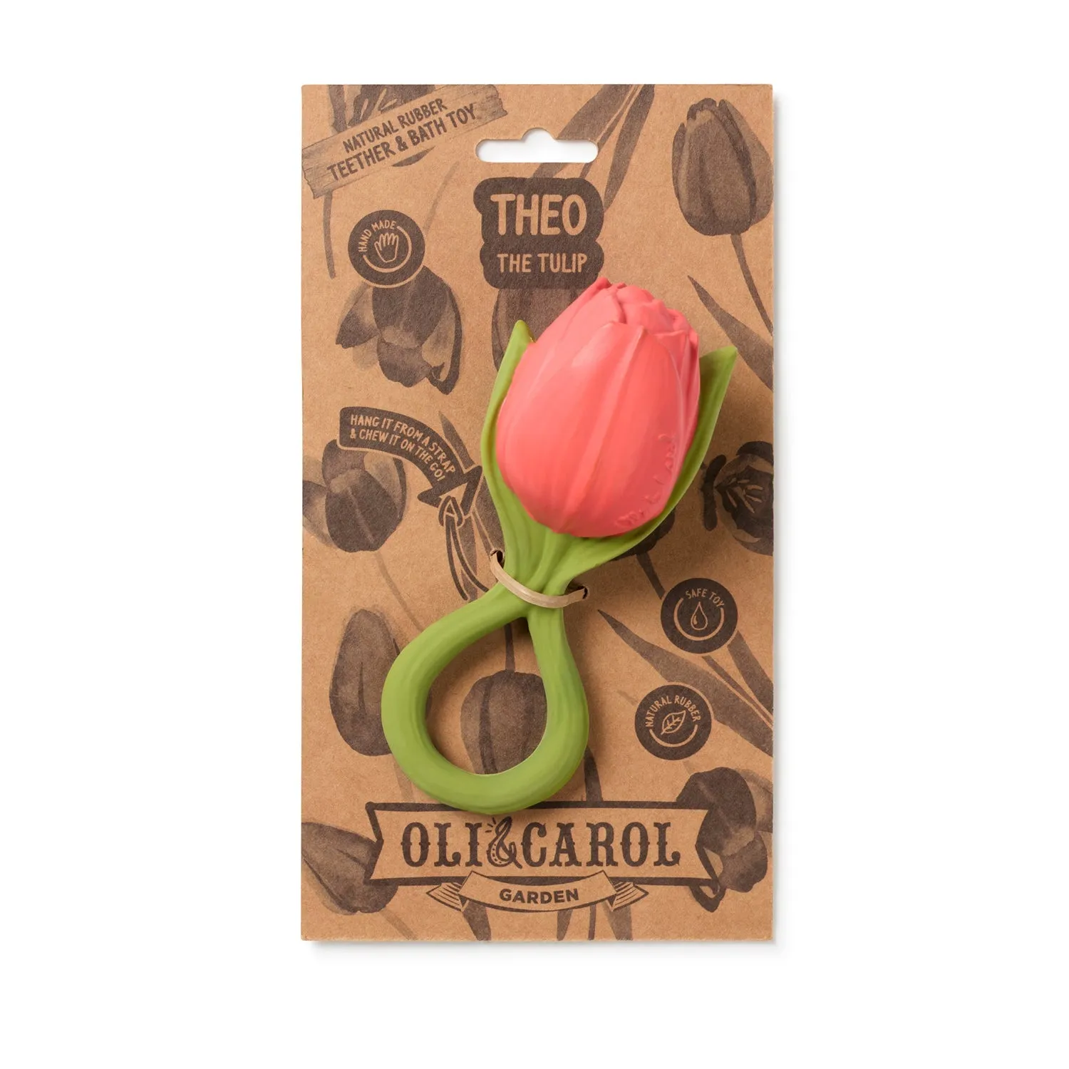 Theo the Tulip Teether by Oli & Carol